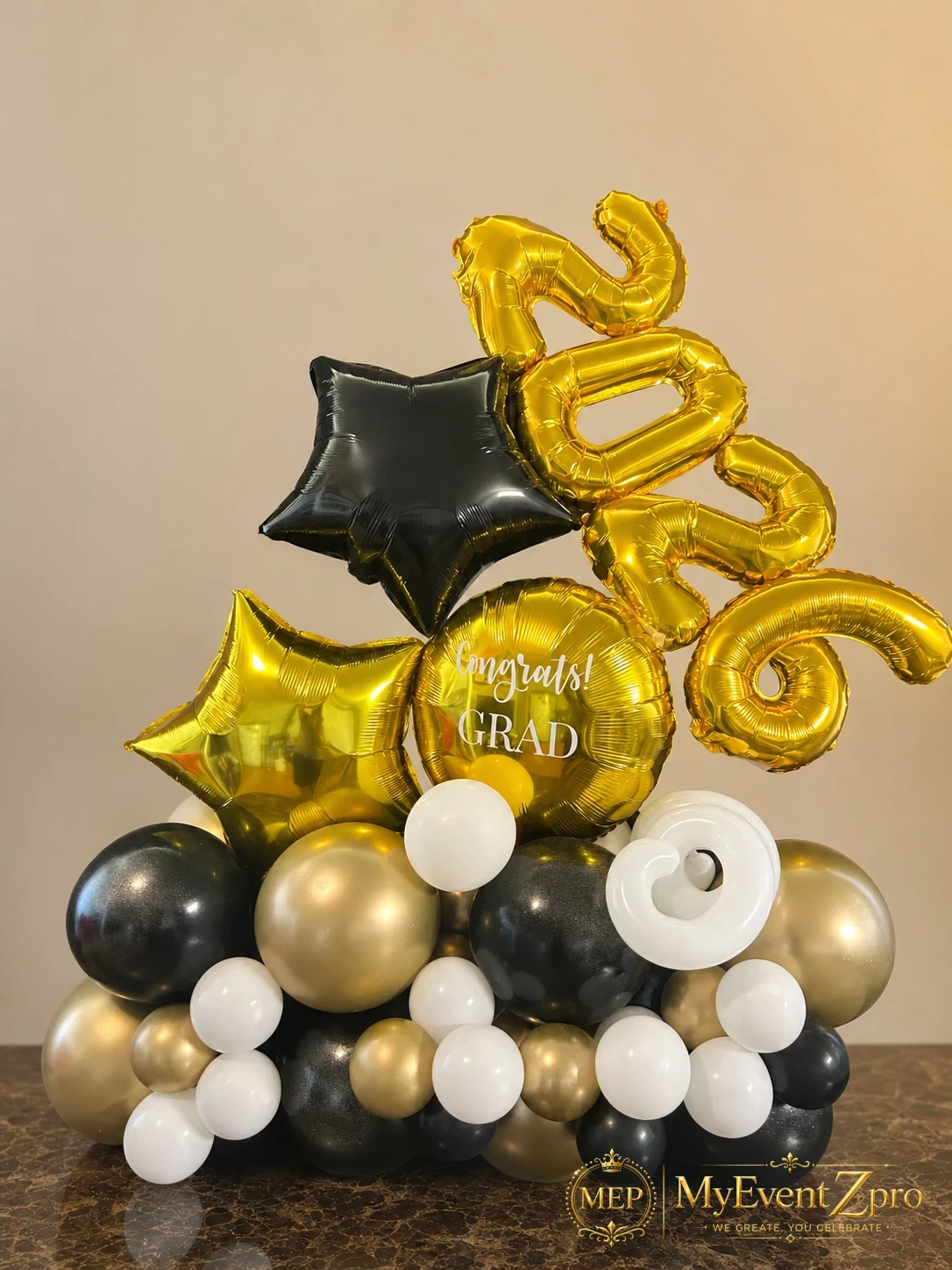 Graduation Balloon Centerpiece