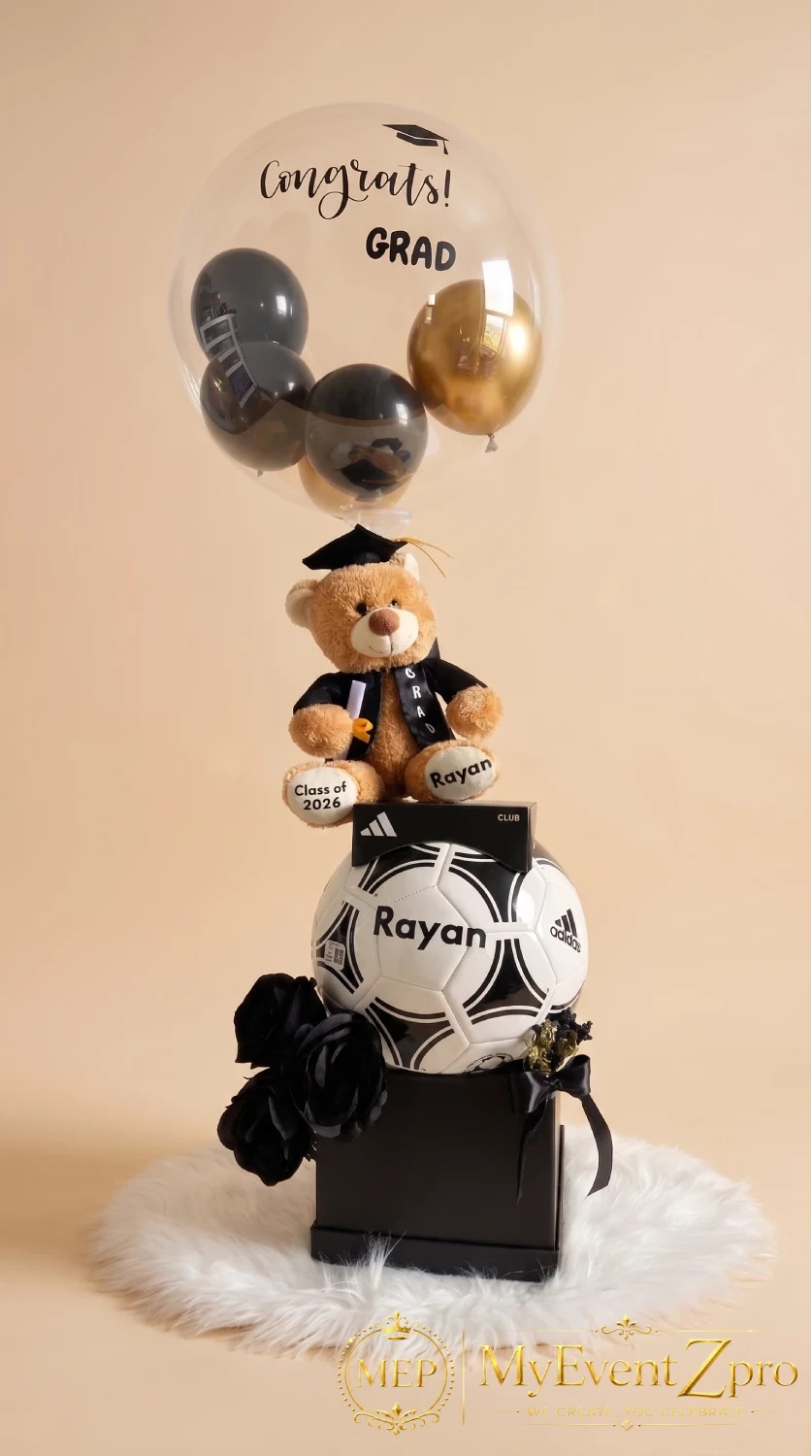 Personalized Soccer Star Graduation Gift Box