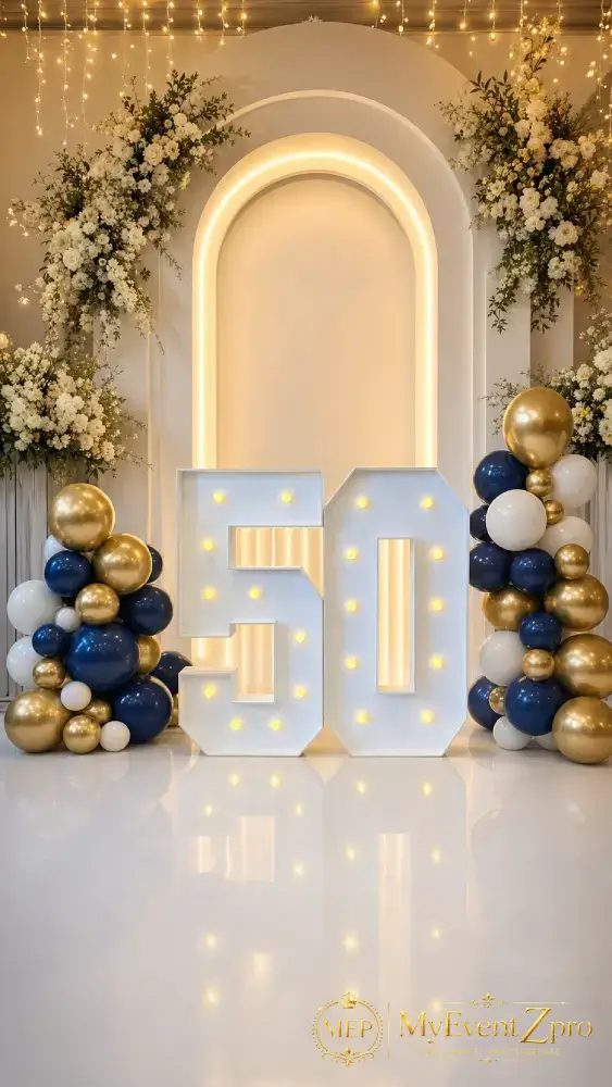 Custom Two Digit Light Up Marquee Numbers