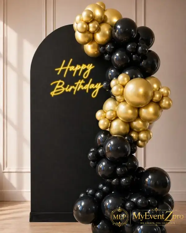 Birthday Balloon Backdrop Stand