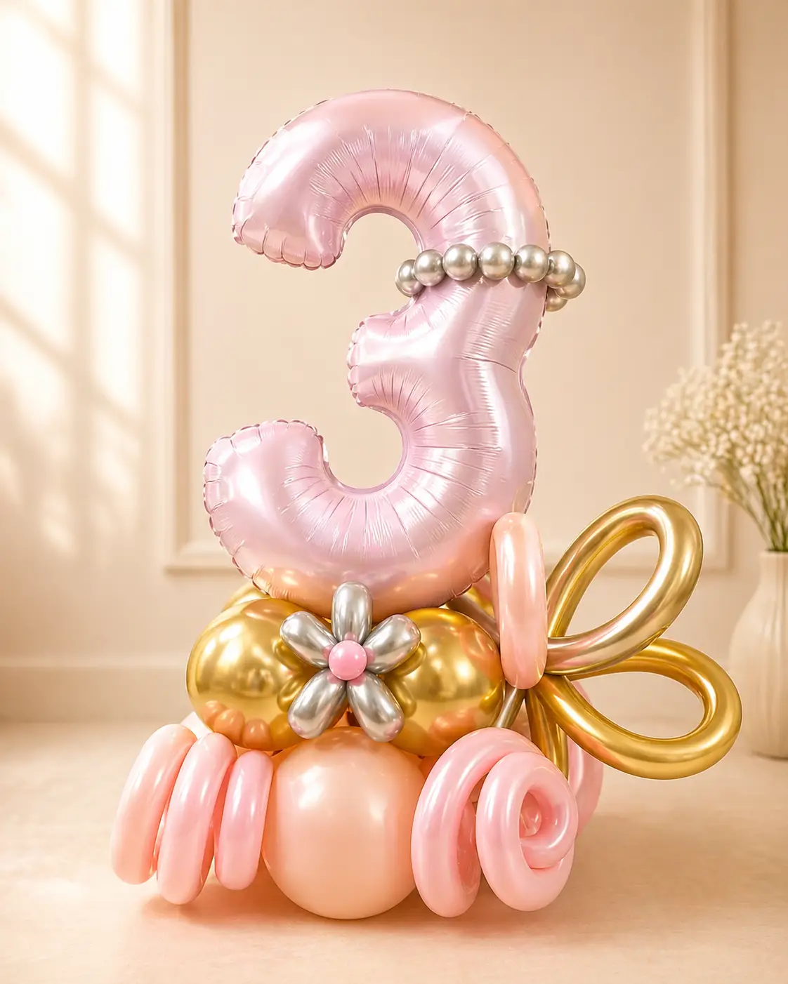 Decorative Number Balloon Stand