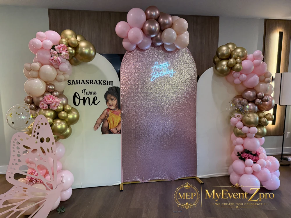 glamorous-pink-gold-first-birthday-backdrop-kitchener