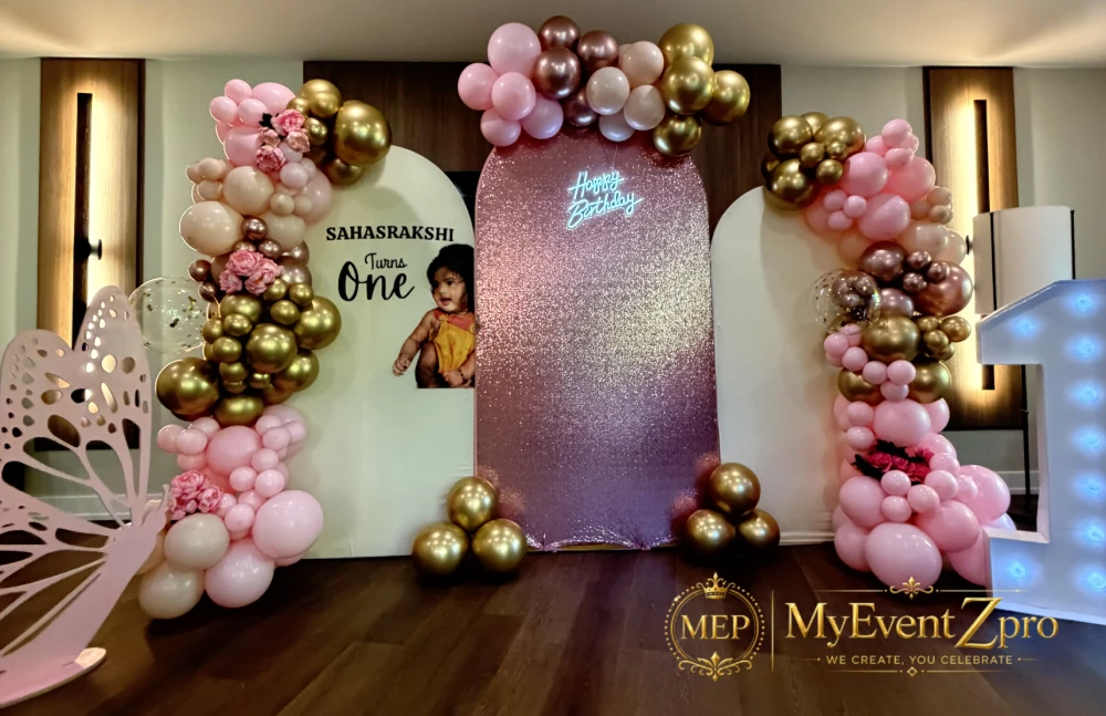 glamorous-pink-gold-first-birthday-backdrop-kitchener