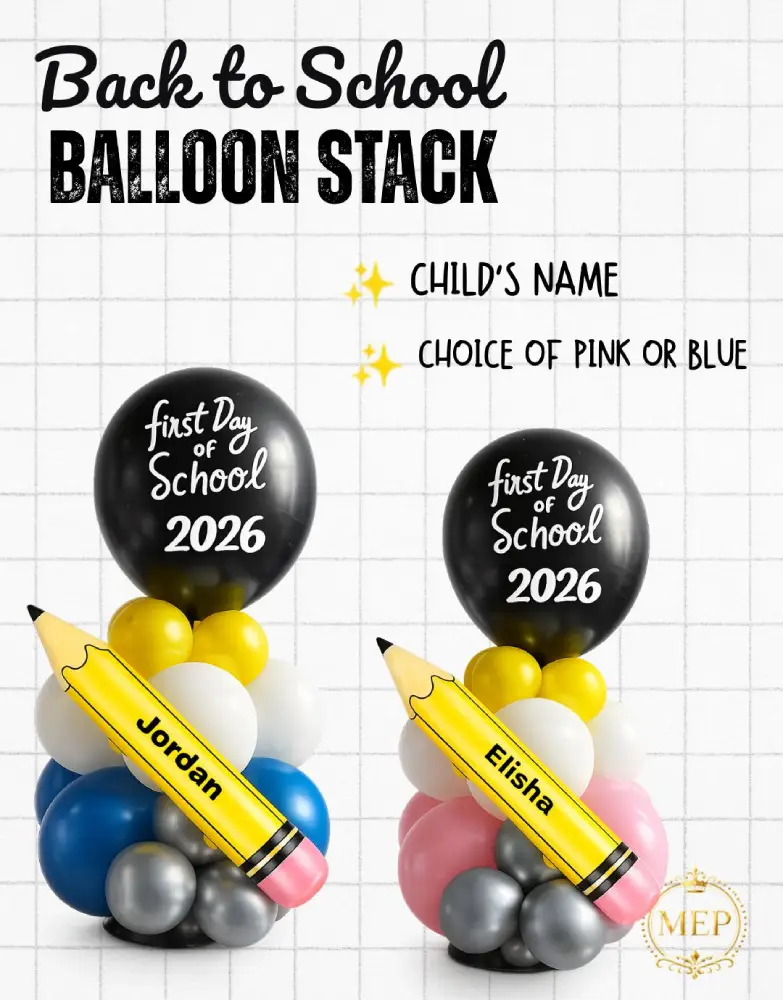 Pencil Balloon Stack