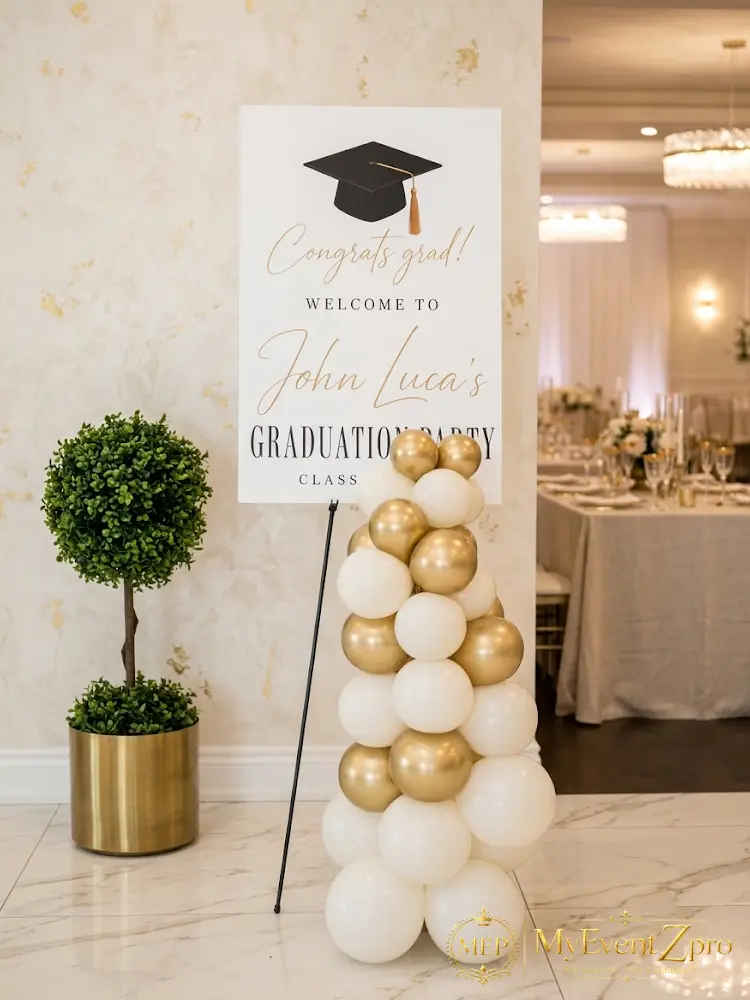 Custom Personalized Welcome Sign with Balloon Accent